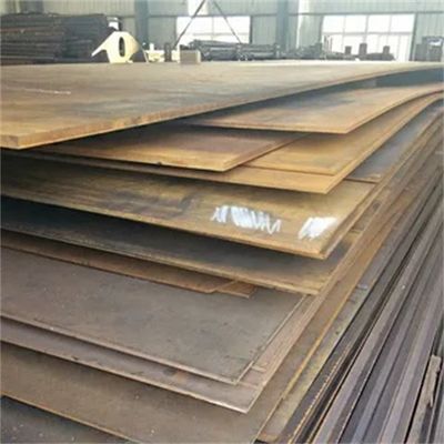 صفحه فولادی کربنی 600 میلی متری Astm A36 صفحه فولادی ملایم 4 تا 12 متر طول