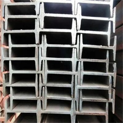 SS400 S235JR MS I Beam A36 کانال فولادی تیر 50mm-300mm عرض فلنج