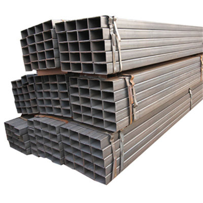 Q235 ERW کربن لوله فولادی 20x20 30x30 50x50 بخش جعبه برای ساختمان