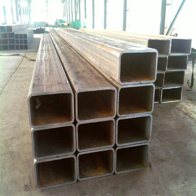 Q235 ERW کربن لوله فولادی 20x20 30x30 50x50 بخش جعبه برای ساختمان