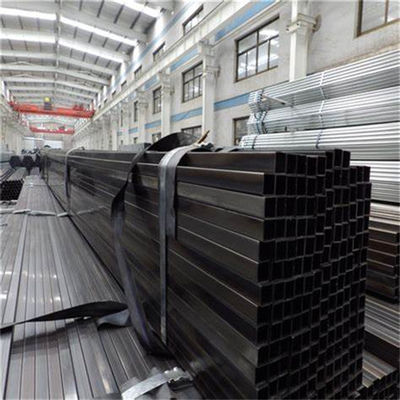 Q235 ERW کربن لوله فولادی 20x20 30x30 50x50 بخش جعبه برای ساختمان