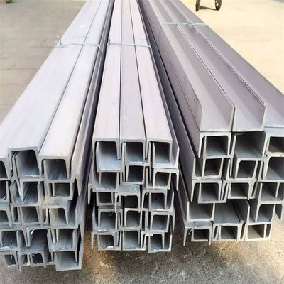تیر 10# 48×100 کانال فولادی سری 300 تیر شکل c برای ساختمان ضخامت 5.3 میلی متر