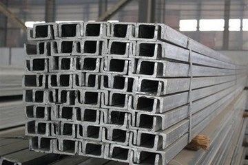 تیر فولادی کانال ASTM A36 با ضخامت 3-12 میلی متر با پوشش روی